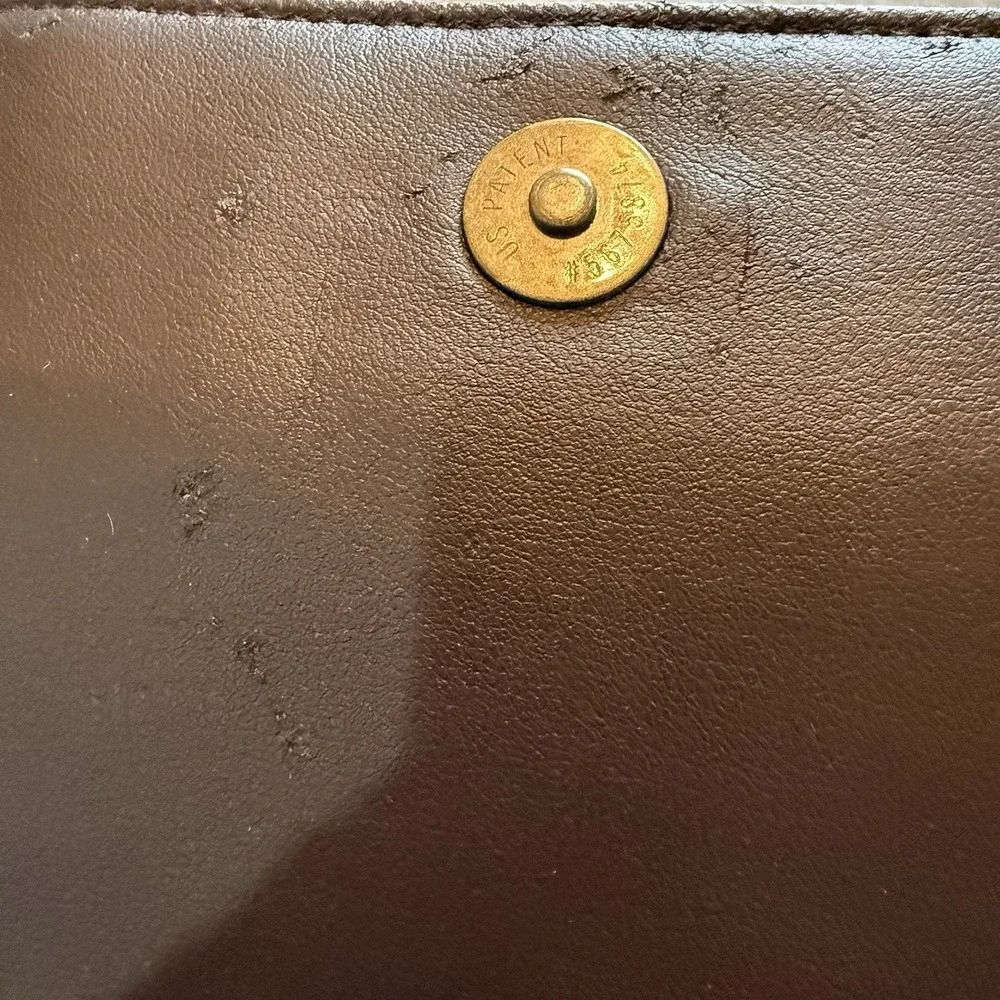 Q&A-Shoulder Bag-Purse-Vintage-Removable Organizer Wallet-Medium size-Brown‎ - Picture 7 of 14